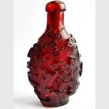Snuff Bottle | Period: Vintage | Material: Amber