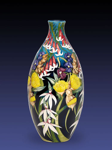 Moorcroft Australian Garden vase | Period: Contemporary | Make: Moorcroft | Material: Pottery | Moorcroft Australian Garden vase 9/12