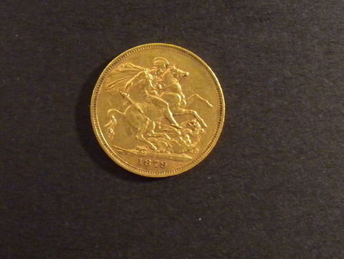 1879 Soverign | Period: 1879 | Make: Melbourne Mint | Material: Gold