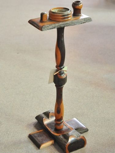Smokers Stand | Period: Art Deco c1930s | Material: Mulga wood