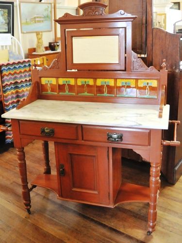 Washstand | Period: Edwardian c1910 | Material: Painted pine